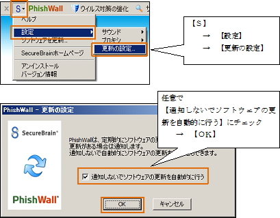 （2）自動更新設定のイメージ